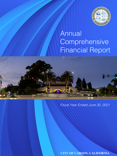 2020-2021 Comprehensive Annual Financial Report Face Page