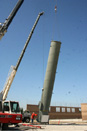Moving flare into place