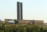 View of Flares From Mobile Home Park Across the Torrance Lateral