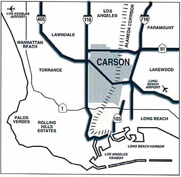 Carson Ca Map