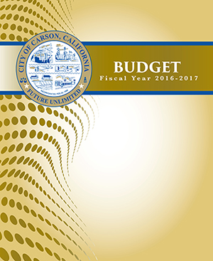 Adopted Budget - Face Page