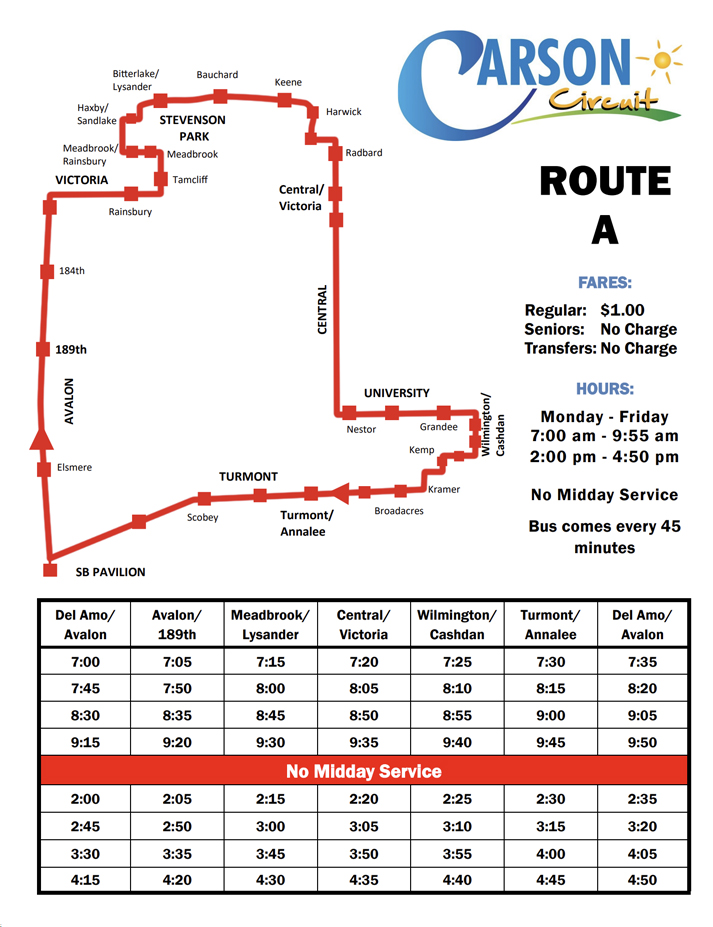 Route A Map