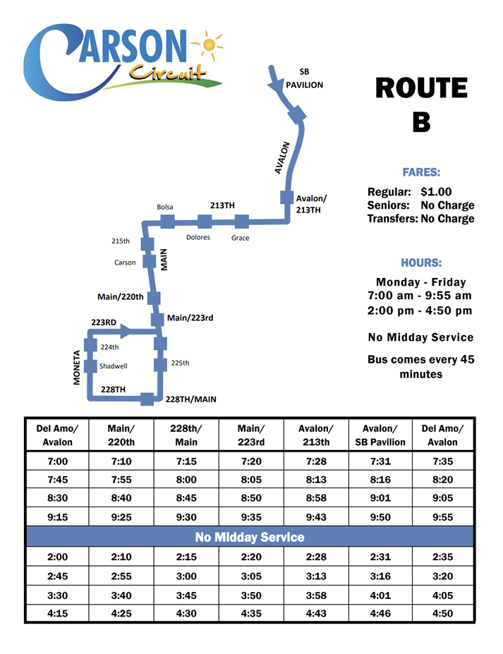 Route B Map